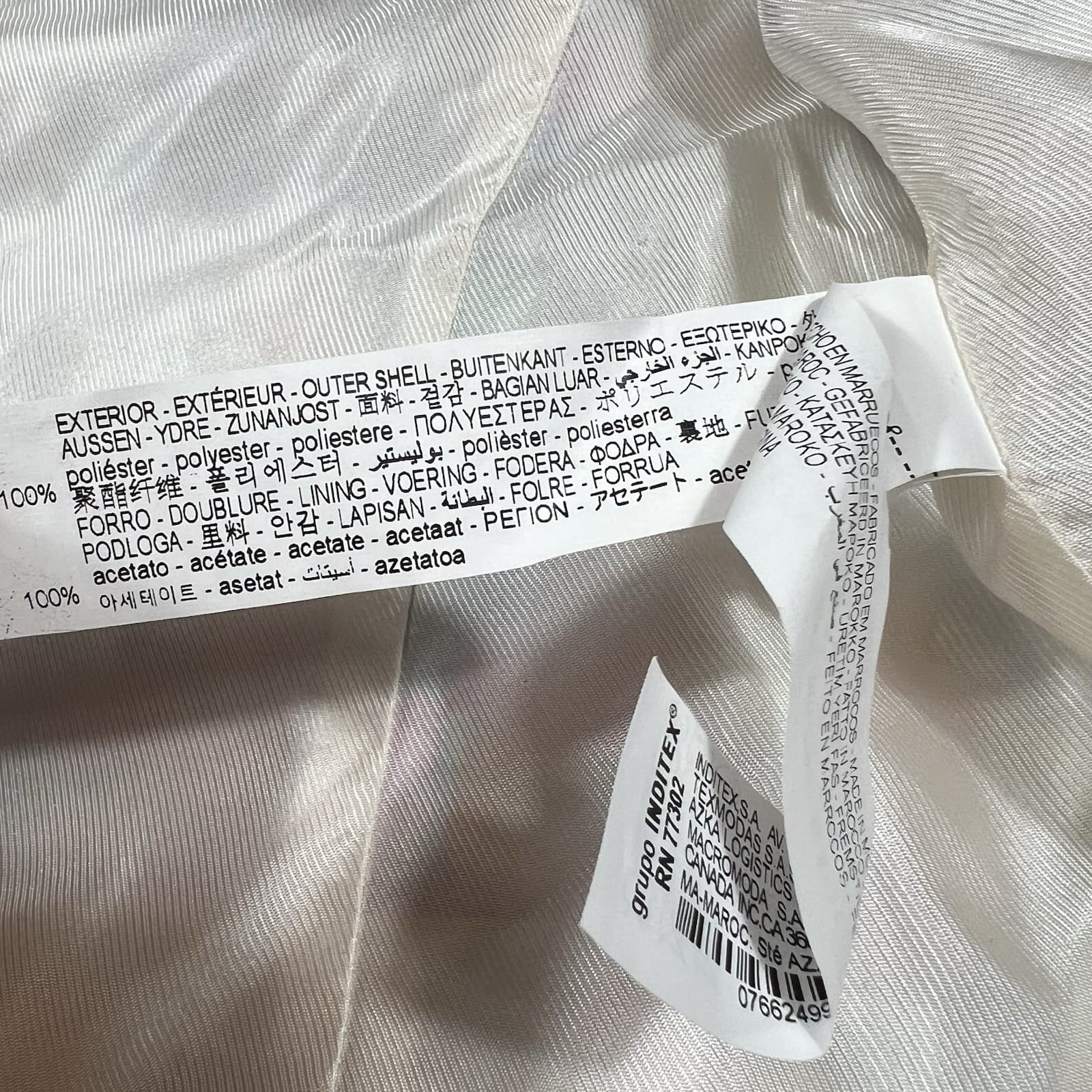 ZARA Women’s Floral Blazer Sz Small Shoulder Pad Spring Quiet Luxury Statement thumbnail 11