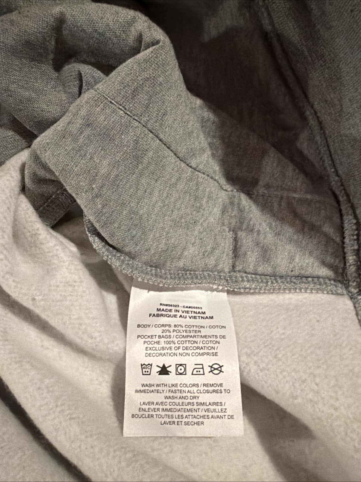 Nike WNBA Chicago Sky Club Men's Half-Zip Top Sz L II0554 Grey NWT Cotton Blend thumbnail 5