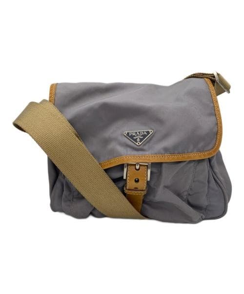 PRADA                    Nylon Shoulder Bag gray 不明