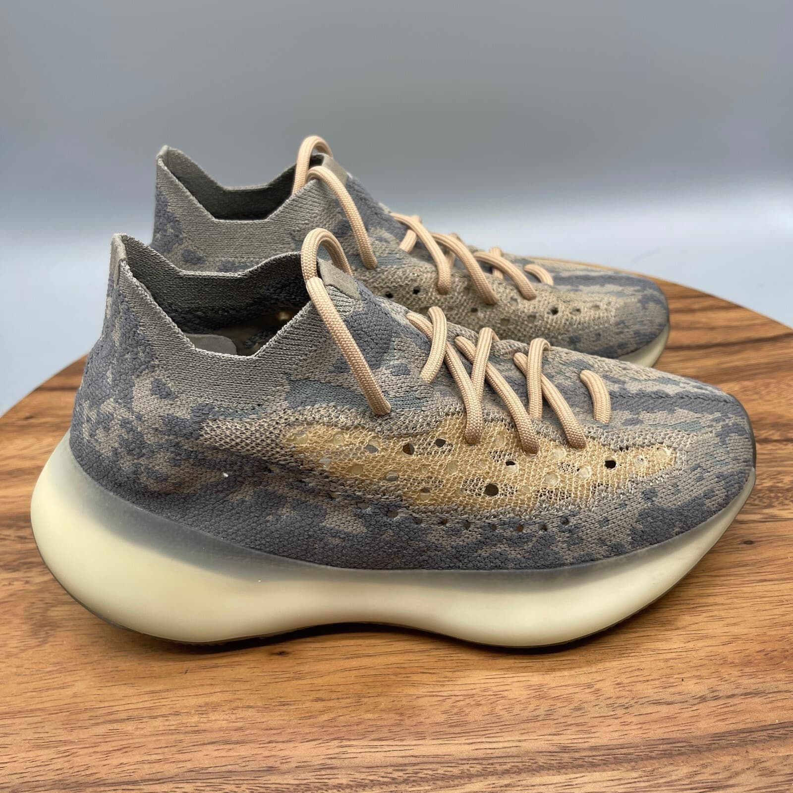 Yeezy Boost 380 Mist Shoes Mens 6 Non Reflective Running Comfort Walking Sneaker