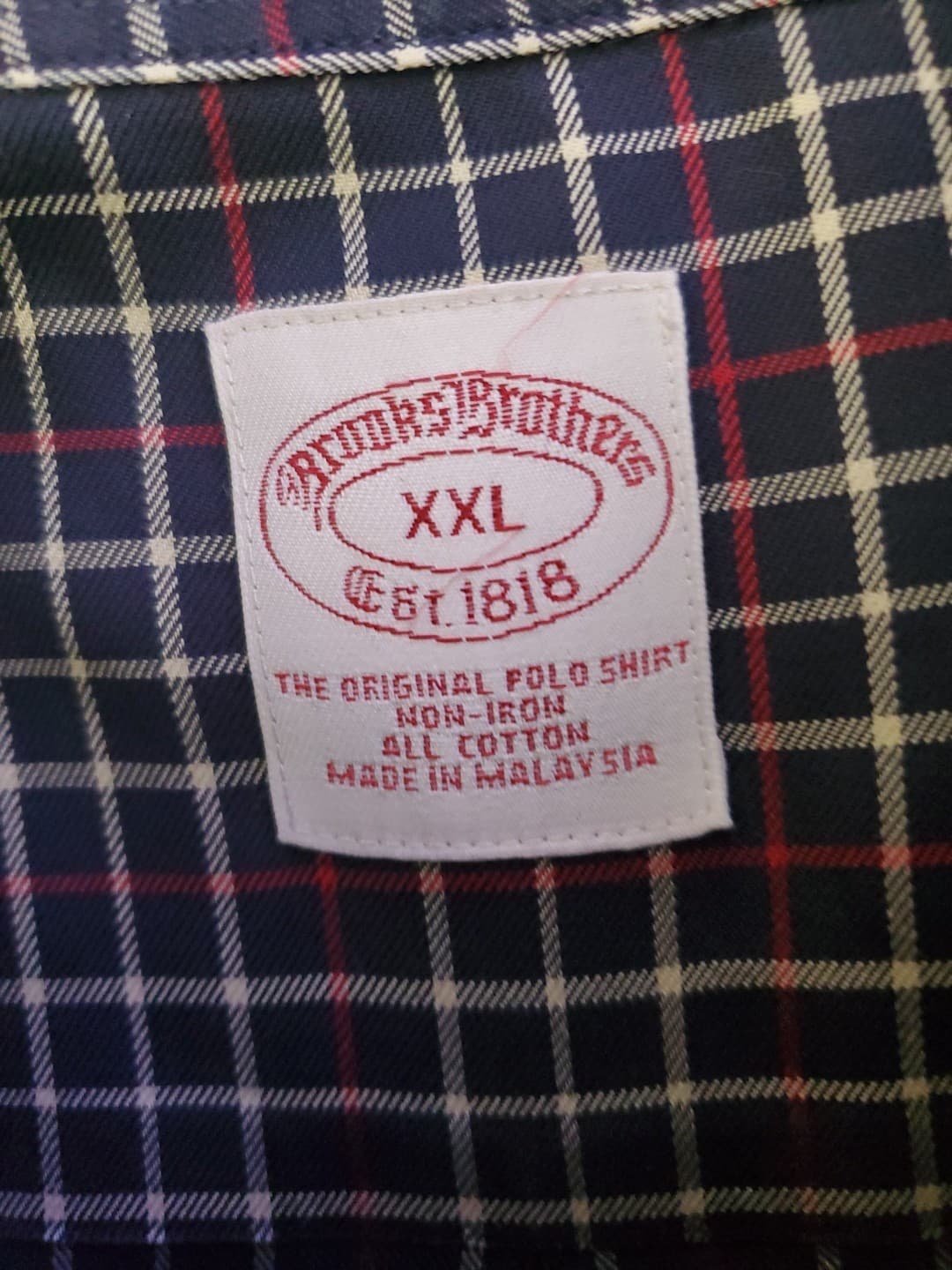 NWOT! BROOKS BROTHERS 1818 Dress Shirt Mens Size XXL Cotton Beautifull thumbnail 4