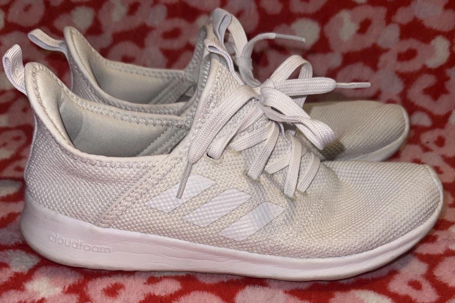 Adidas Cloud foam White Women’s Shoes Size 7 thumbnail 3