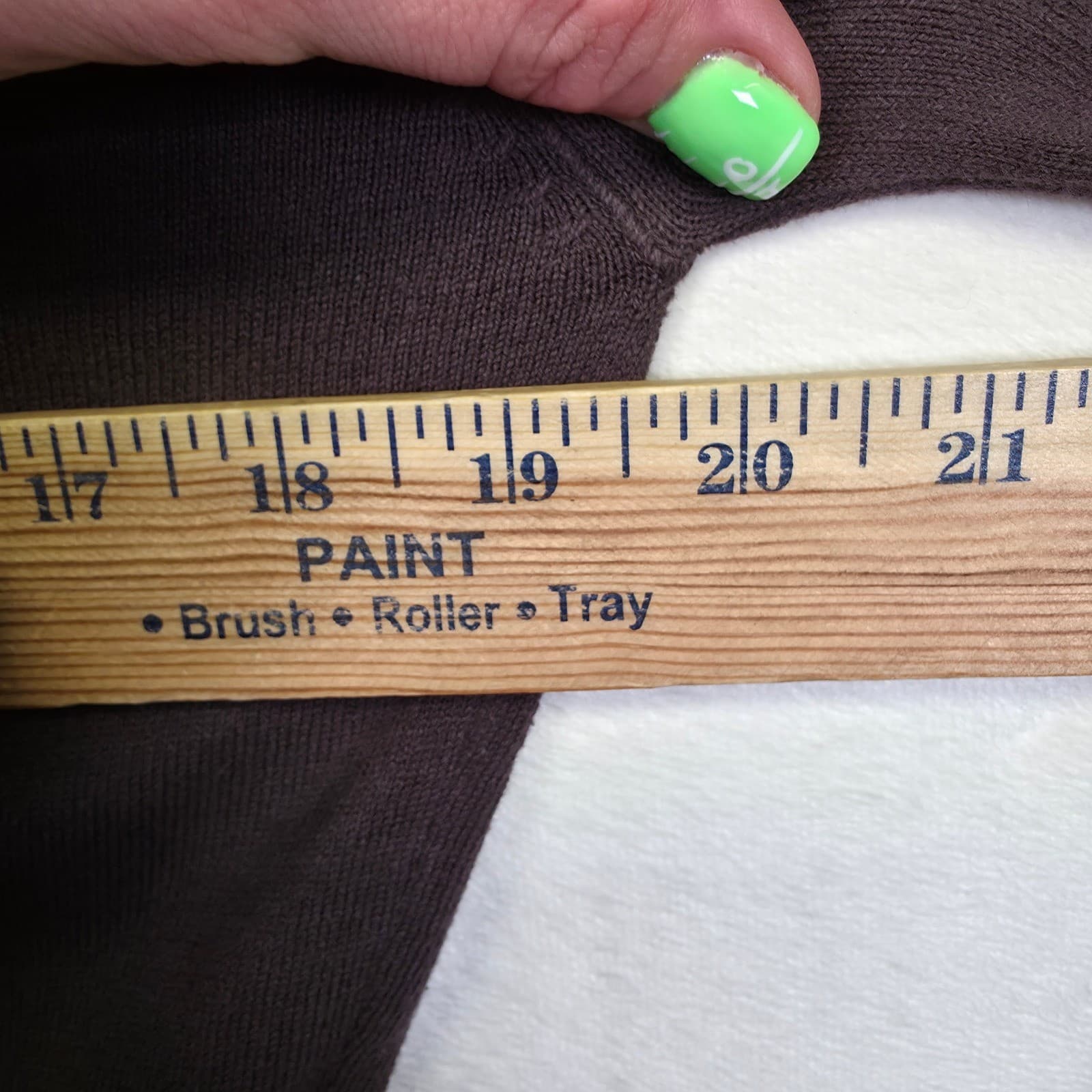 NEW Kersh Essentials Cardigan Womens L Brown Y2K Fitted Button Front Academia thumbnail 3