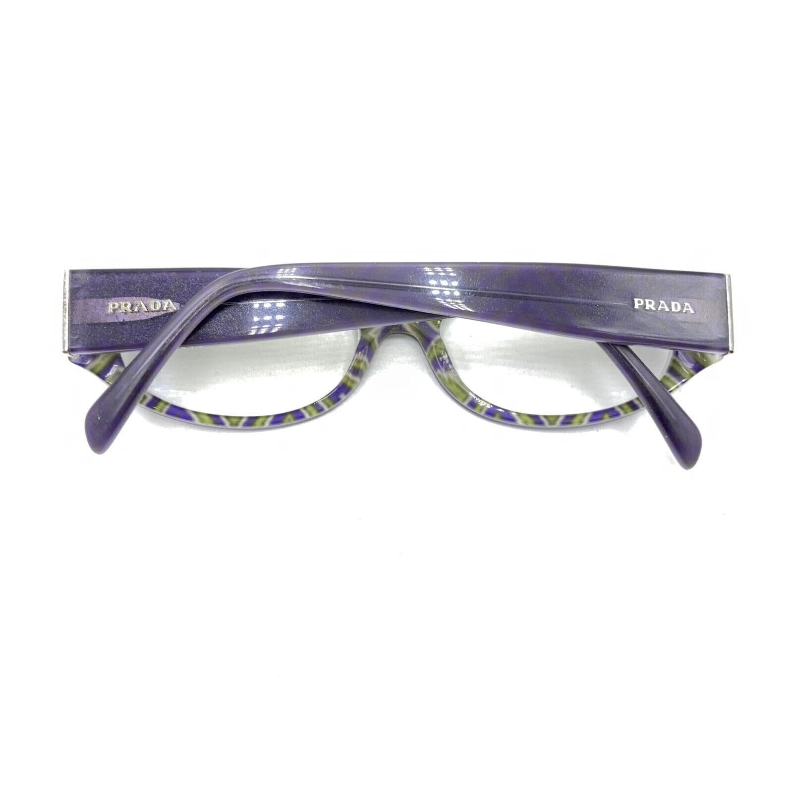 Prada VPR 03P MAT-1O1 Purple Oval Eyeglasses Frames 53-17 140 Italy Designer thumbnail 11