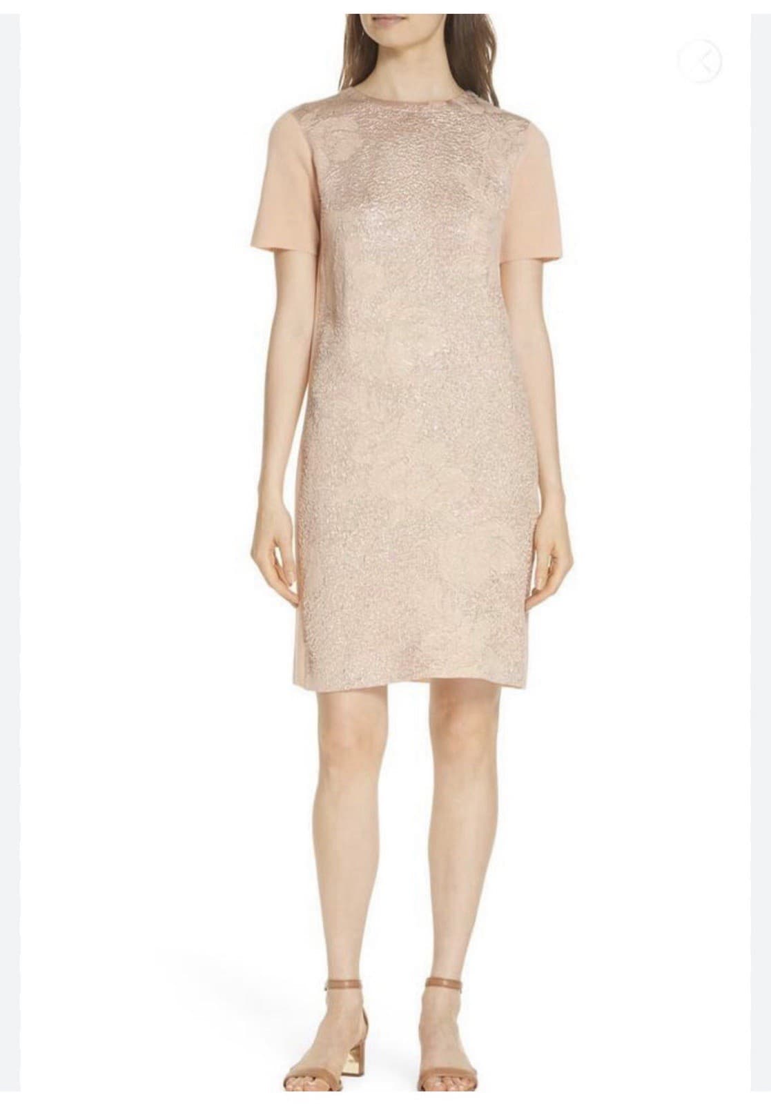 Tory Burch womens floral cloque front sweater dress size small NWT 