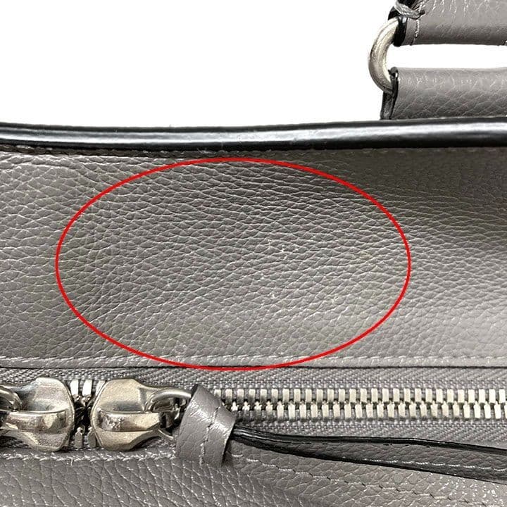 BALENCIAGA 2-Way Bag Neo Classic Medium Gray Handbag Shoulder Bag From Japan thumbnail 13