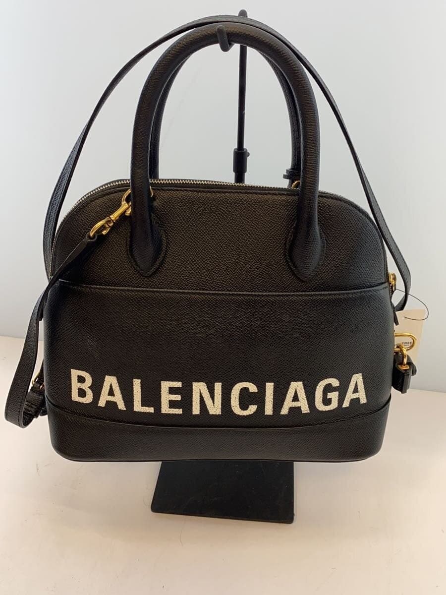 Balenciaga Black Leather Classic Style Handbag B18873 Women Auth From Japan RIN thumbnail 12