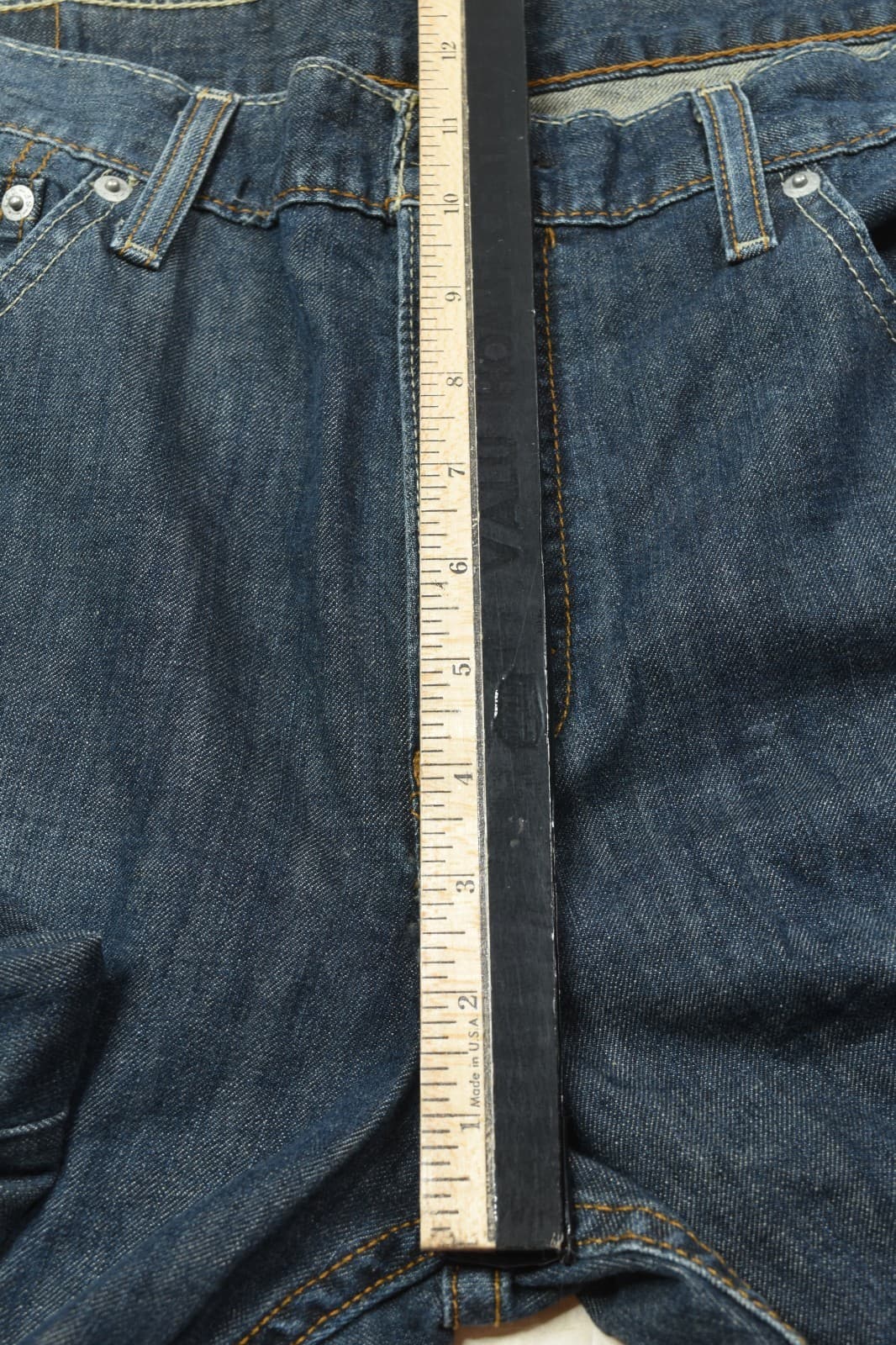 Levis 527 Boot Cut Jeans Mens 36x32 Blue Standard Fit 5-Pocket Cotton Denim thumbnail 12