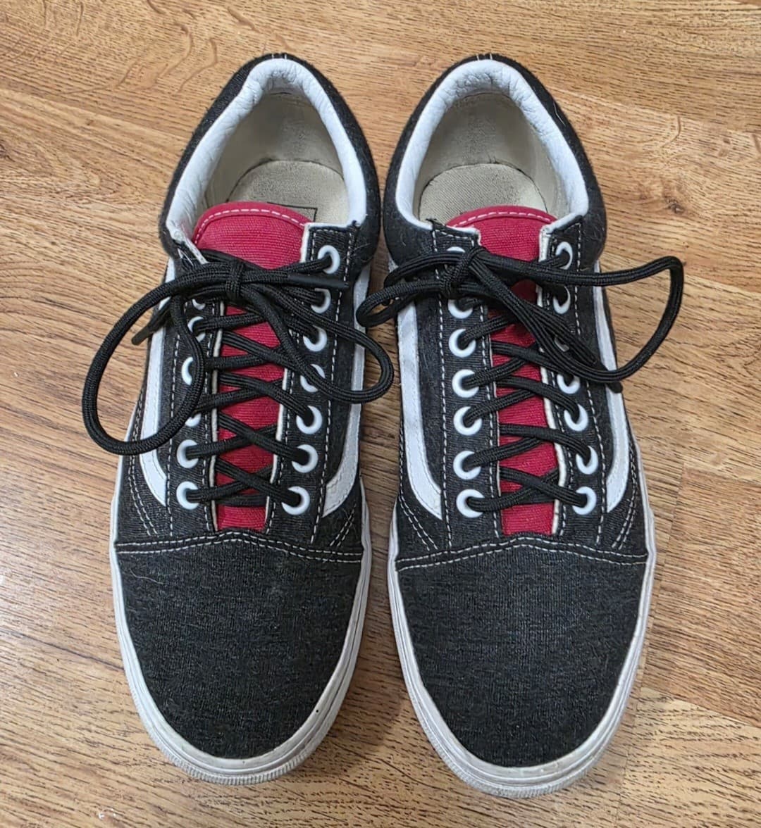 VANS Old Skool Coastal - Black/Yellow/Red, Men Sz 10, Women SZ 8.5