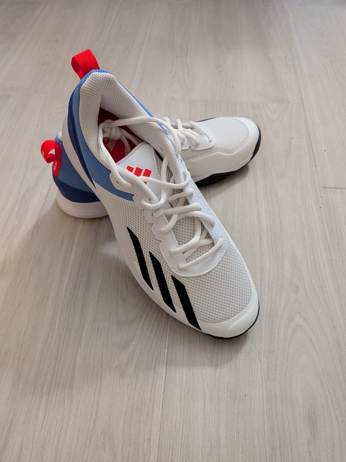 Adidas White Courtflash Speed Men's Tennis Shoes HQ8481 thumbnail 5