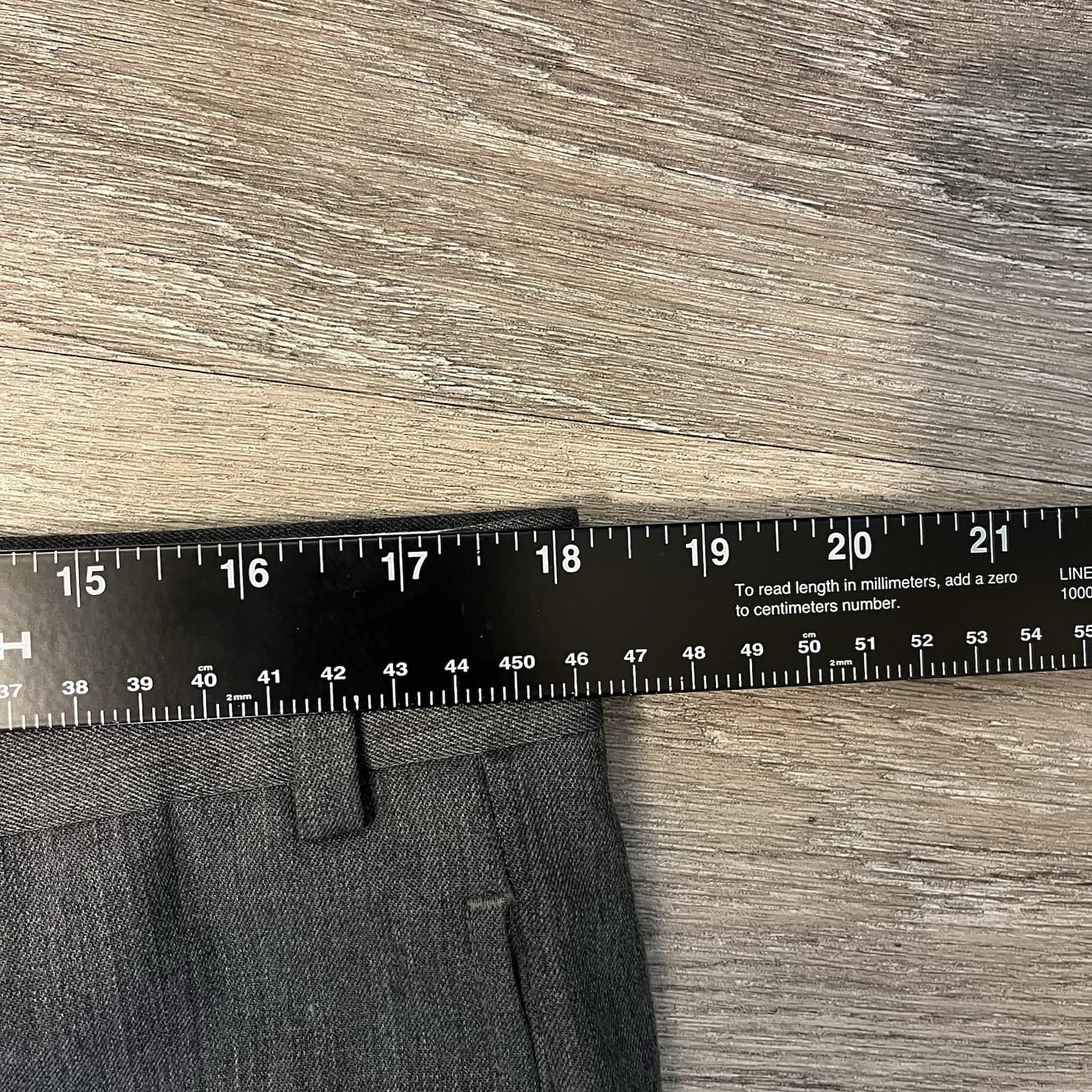 Brooks Brothers Dress Pants Mens 36x32 Gray Madison Wool Stretch Straight Cuffed thumbnail 5