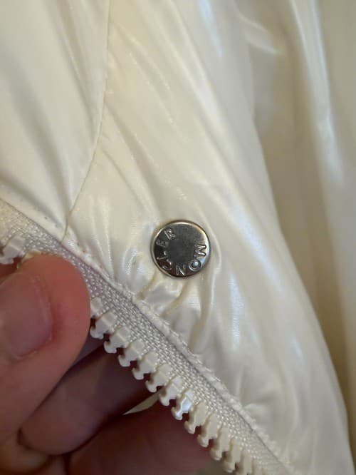 Moncler White Hanoverian Down Coat - Unreleased, from Jan 31 Aspen Fashion Show thumbnail 9