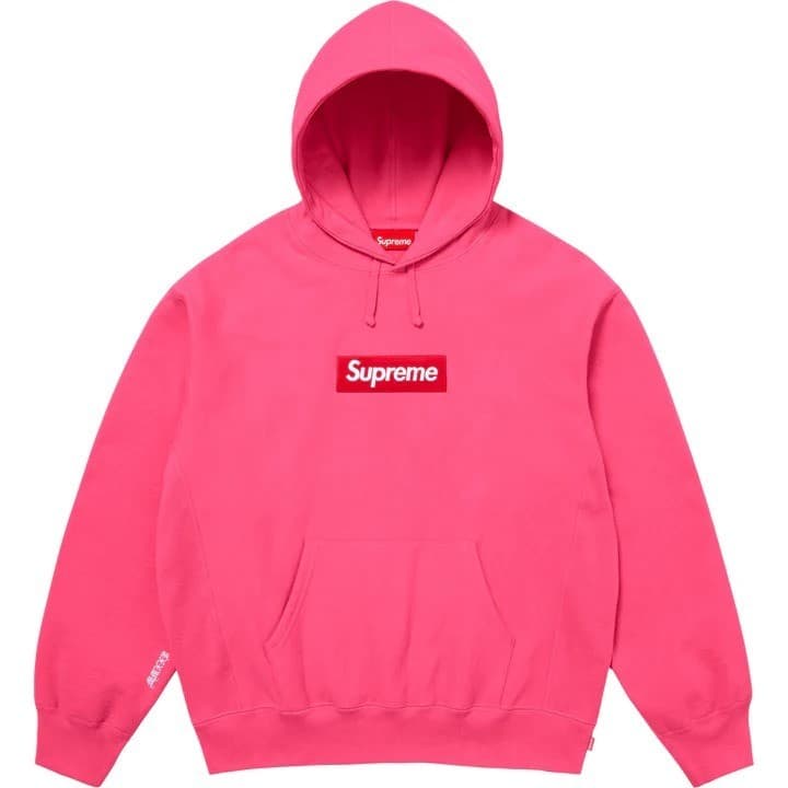 Supreme Box Logo Hooded Sweatshirt FW25 Magneta