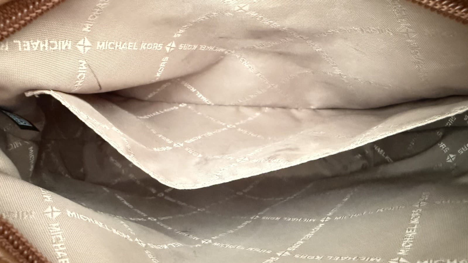 NWOT-Michael Kors Jet Set Travel Small Shoulder Messenger Bag MK Brown thumbnail 2