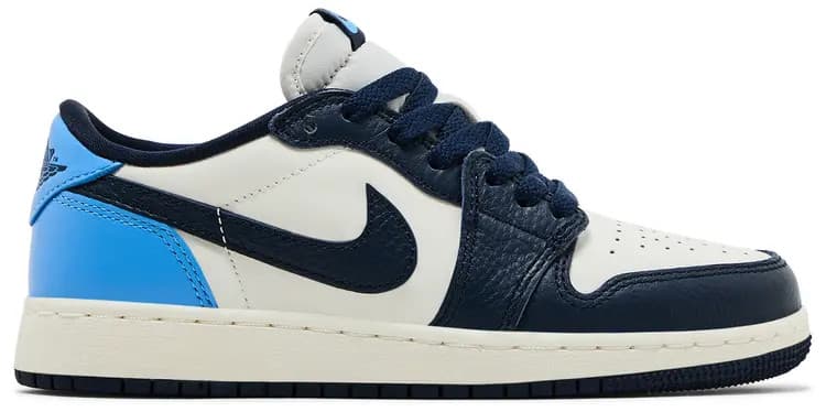 Air Jordan 1 Retro Low OG Grade School Obsidian UNC CZ0858-400