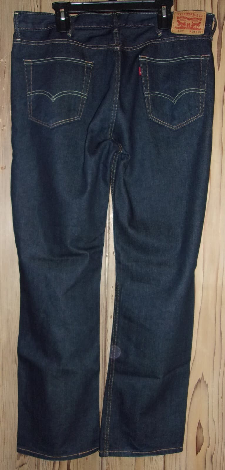 LEVI'S Strauss & Co Men's Straight Leg Denim Jeans #514 Size: 38 x 32 New thumbnail 3