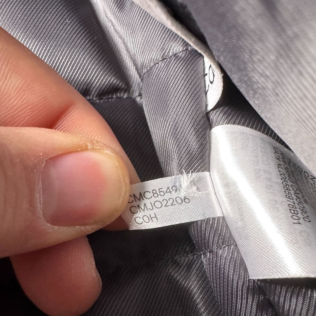 Calvin Klein Wool Blend Zip Jacket Mens XXL Gray Quilted Lined Coat Outerwear thumbnail 10