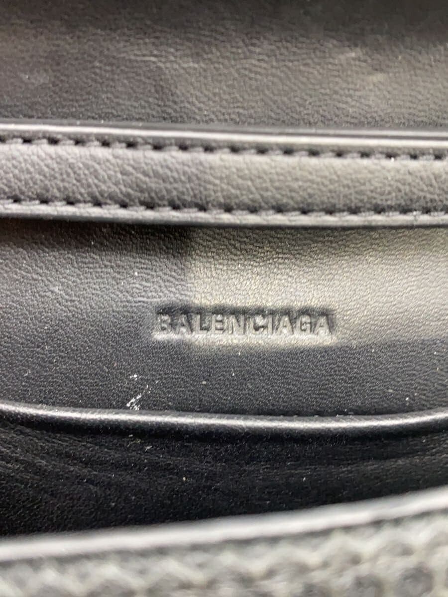 Balenciaga Black Classic Leather Shoulder Handbag 661727 Auth From Japan RIN thumbnail 5