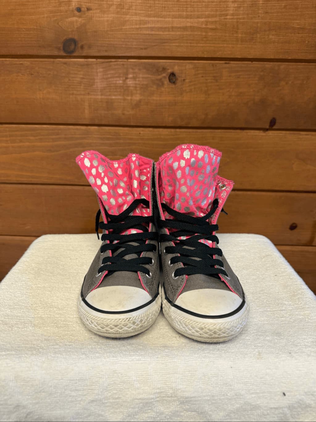 Converse Womans Sz 4 Chuck Taylor All Star high-top Sneakers thumbnail 7