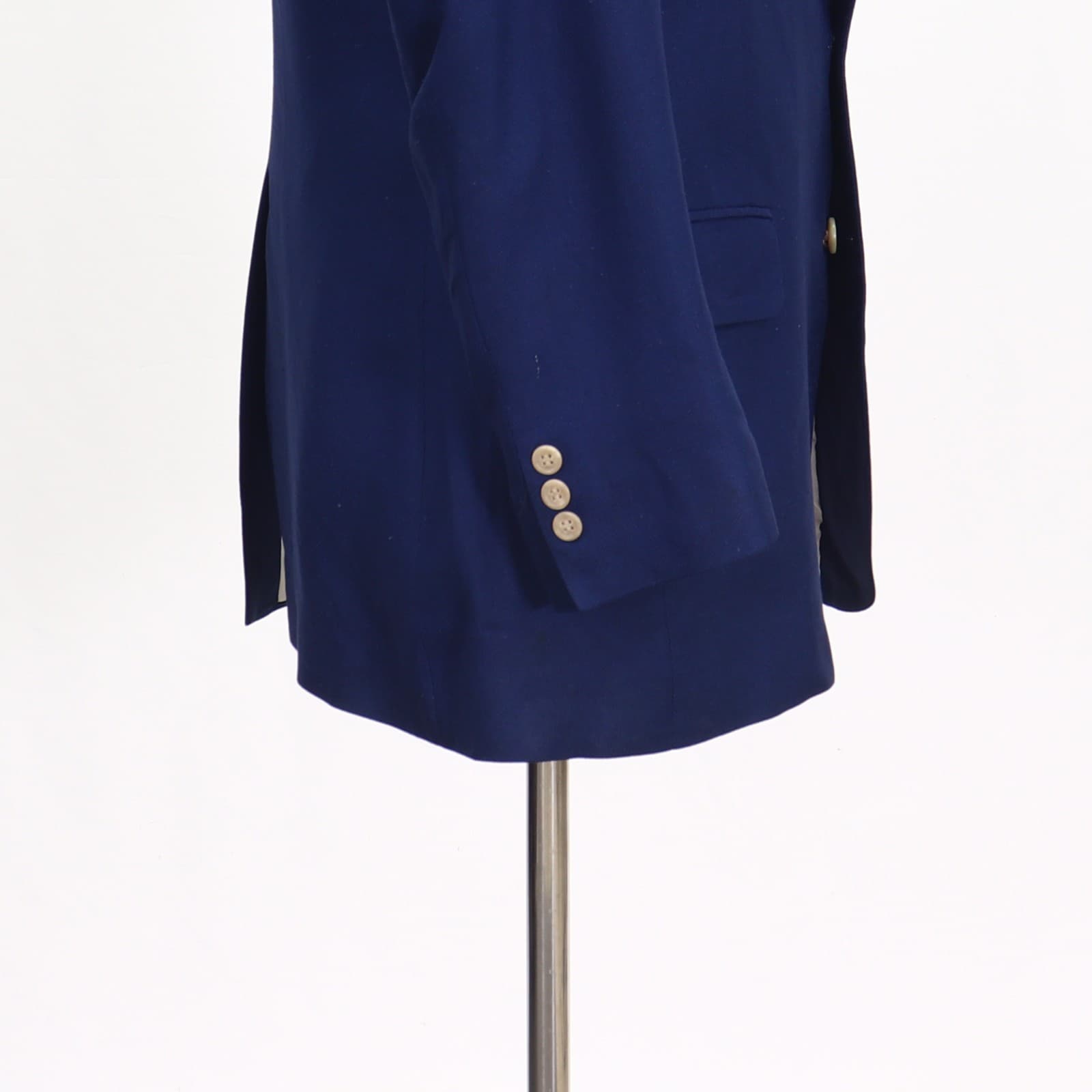 Brooks Brothers 40R Blue Sport Coat Blazer Jacket Solid 2-Button Linen thumbnail 6