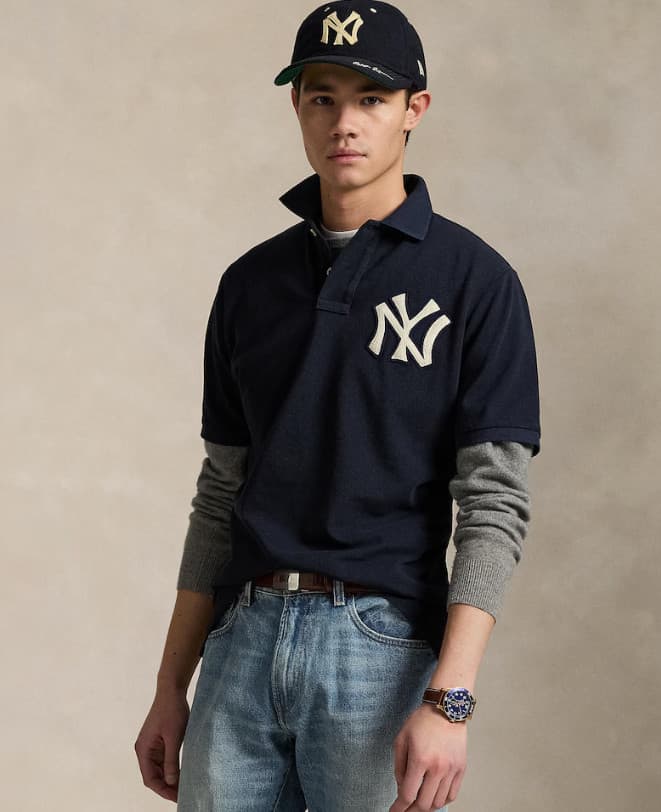 Polo Ralph Lauren NY Yankees MLB Collection Polo Navy Limited Edition XL