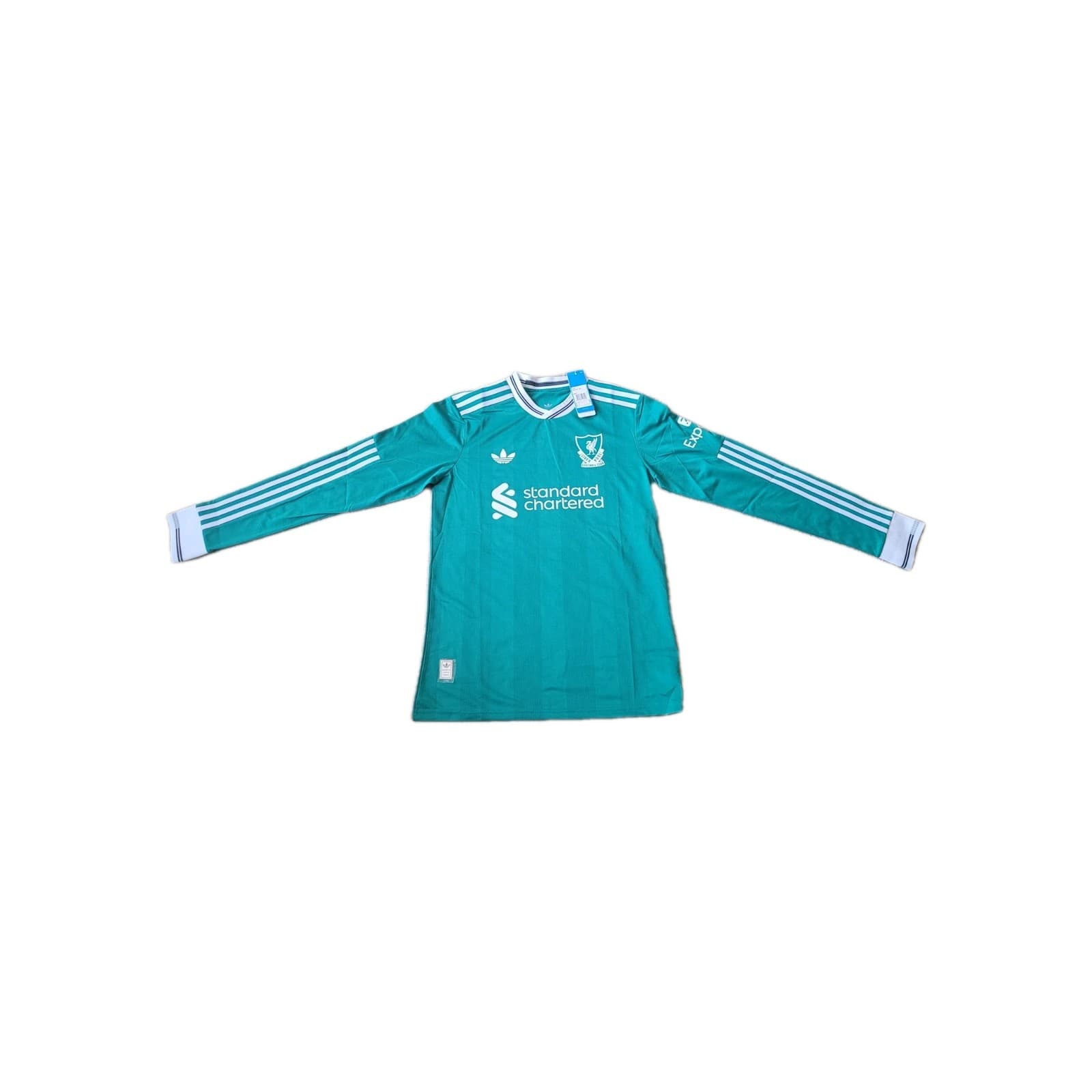 Adidas Liverpool Football Club BLANK 25 Long Sleeve Jersey Men L