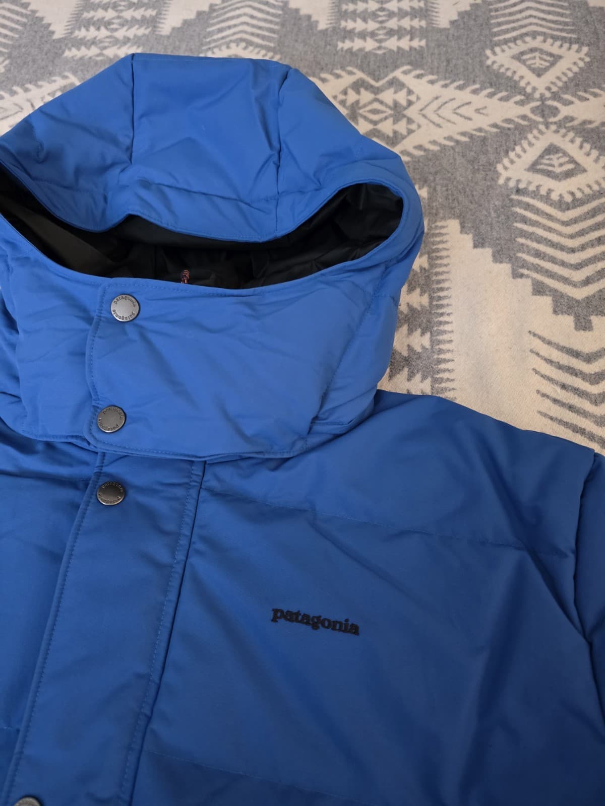 Patagonia Downdrift Jacket Down Insulated Coat Puffer Endless Blue Mens Sz L NWT thumbnail 3