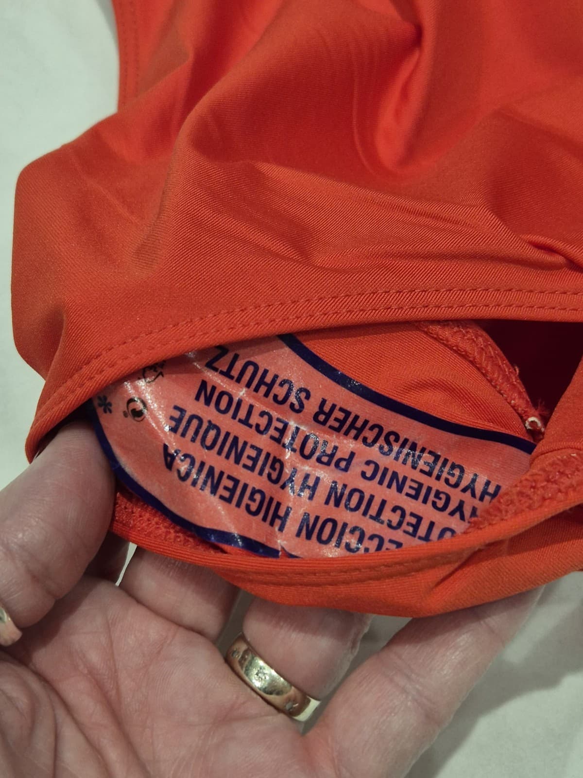 Zara Swimsuit Red One Shoulder Rushed Side Open Middle& Back Uk Large Bnwt thumbnail 5