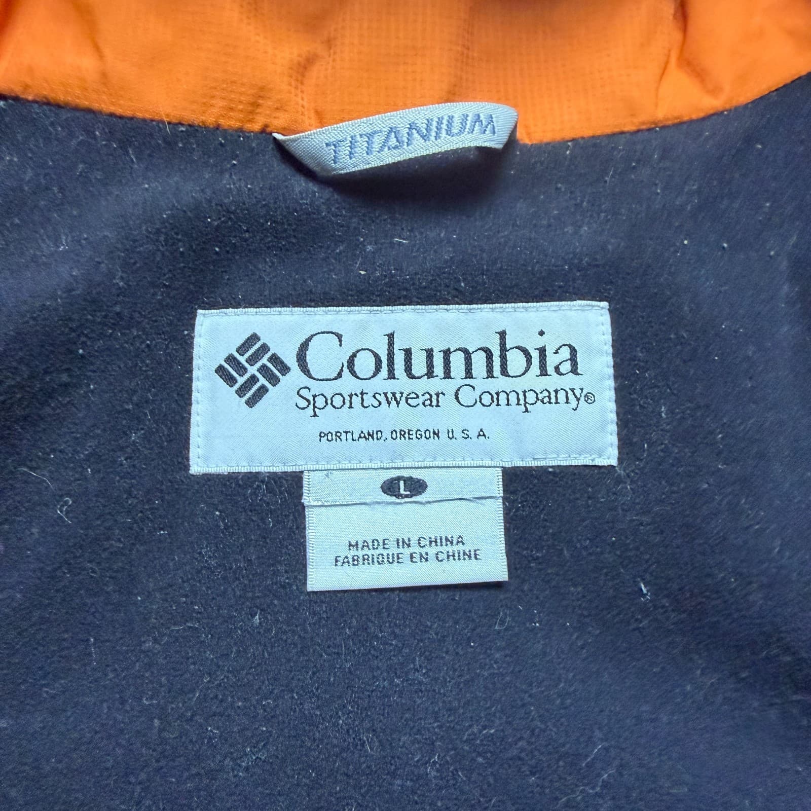 ⭐ Columbia Titanium Omni-Tech Ski Waterproof Windbreaker Jacket Men`s L thumbnail 7