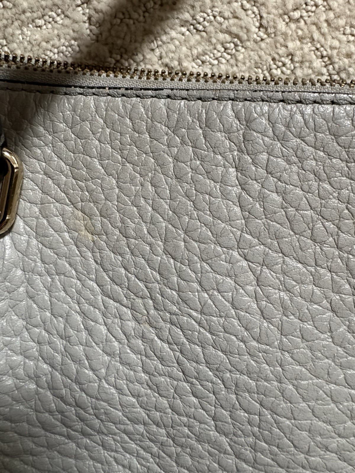 Kate Spade Grove Court MediumBag Purse - Gray  Colorblock Rare 3 Compartments thumbnail 3