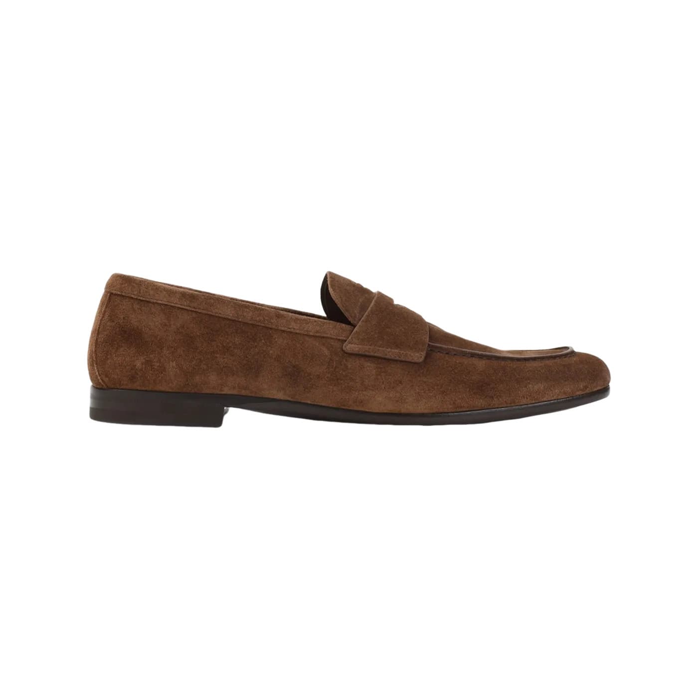 PRADA Cacao Brown Suede Loafers New & Authentic