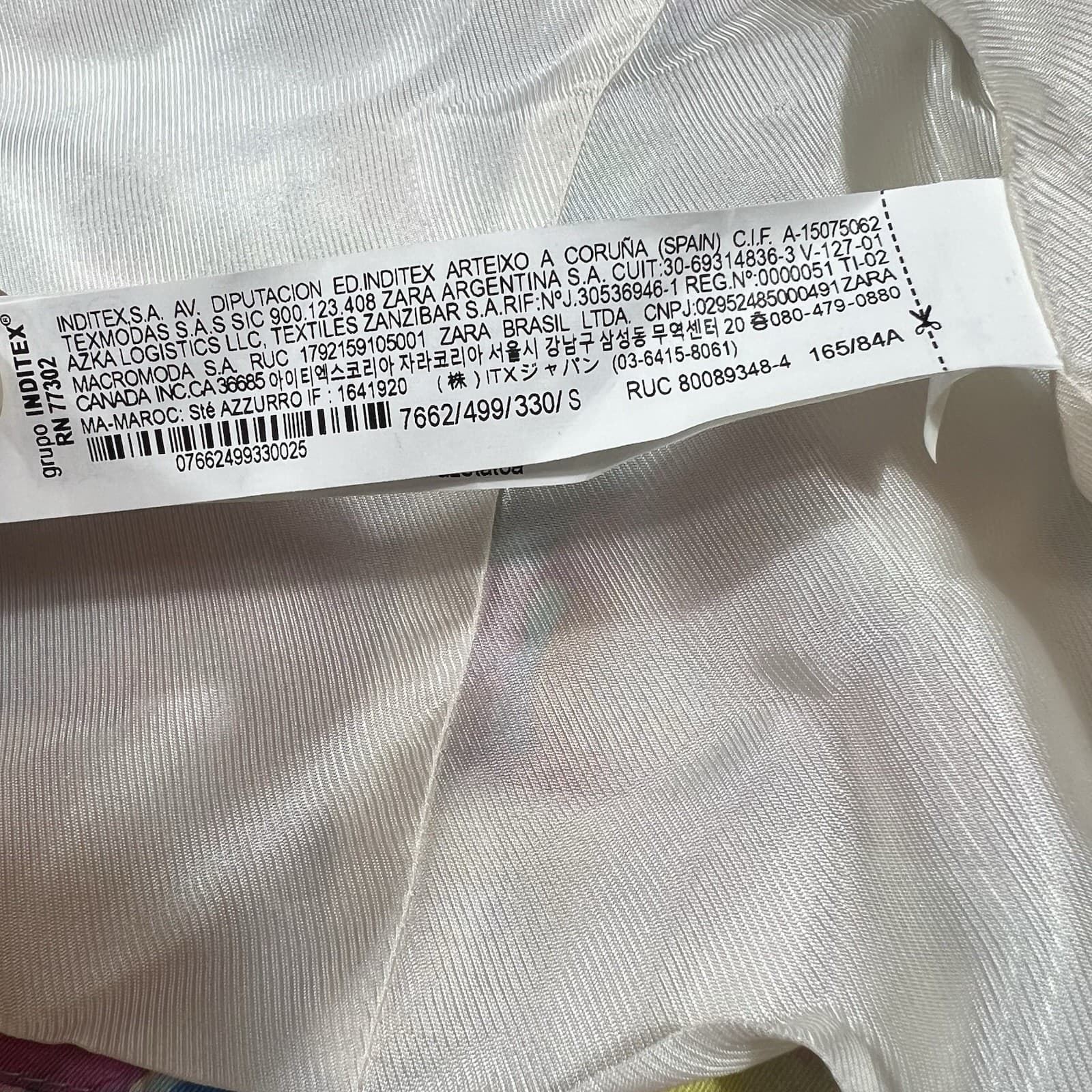 ZARA Women’s Floral Blazer Sz Small Shoulder Pad Spring Quiet Luxury Statement thumbnail 10