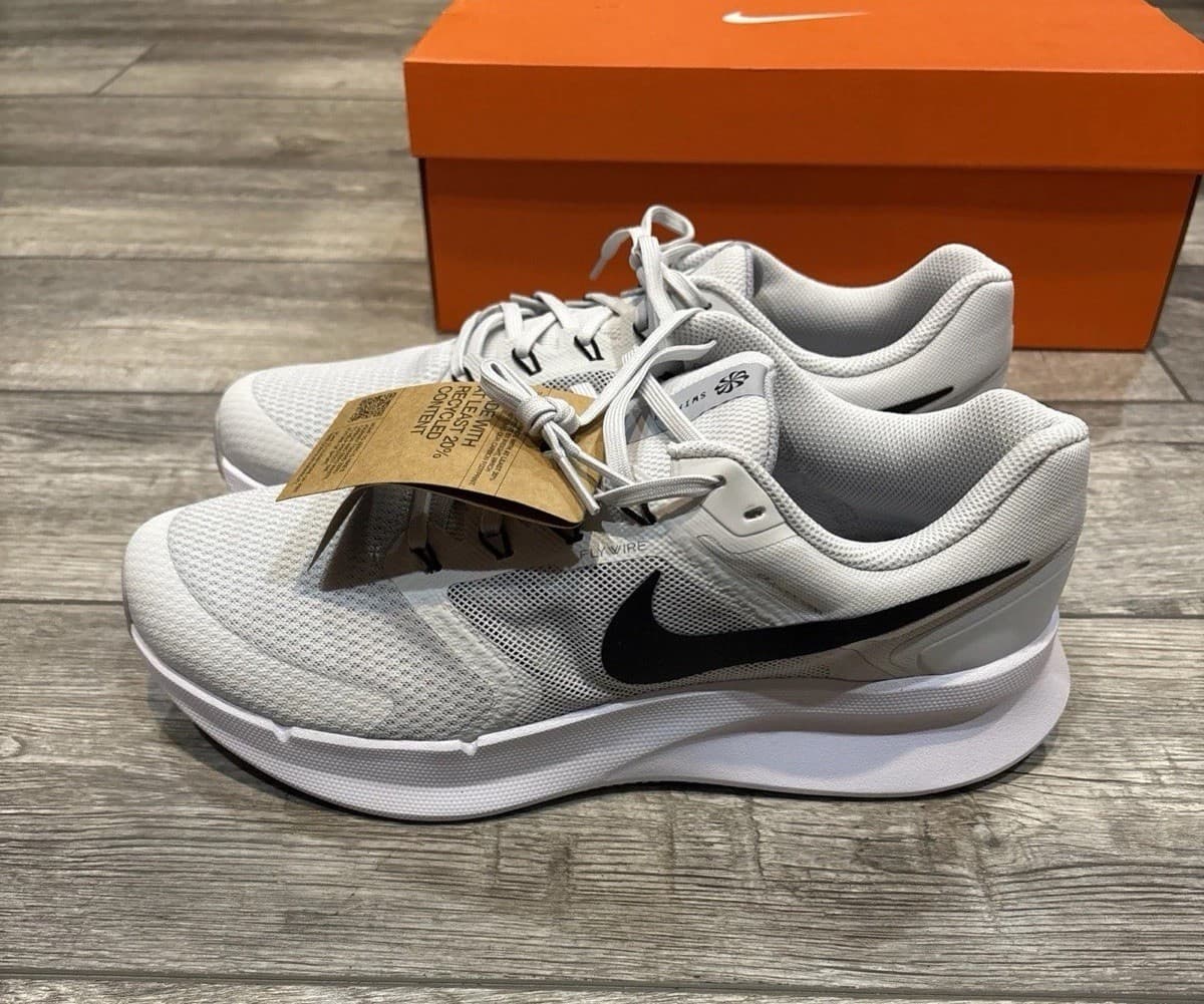 Nike Run Swift 3 Wide Running Shoes Photon Dust White Men's Choose Size thumbnail 3