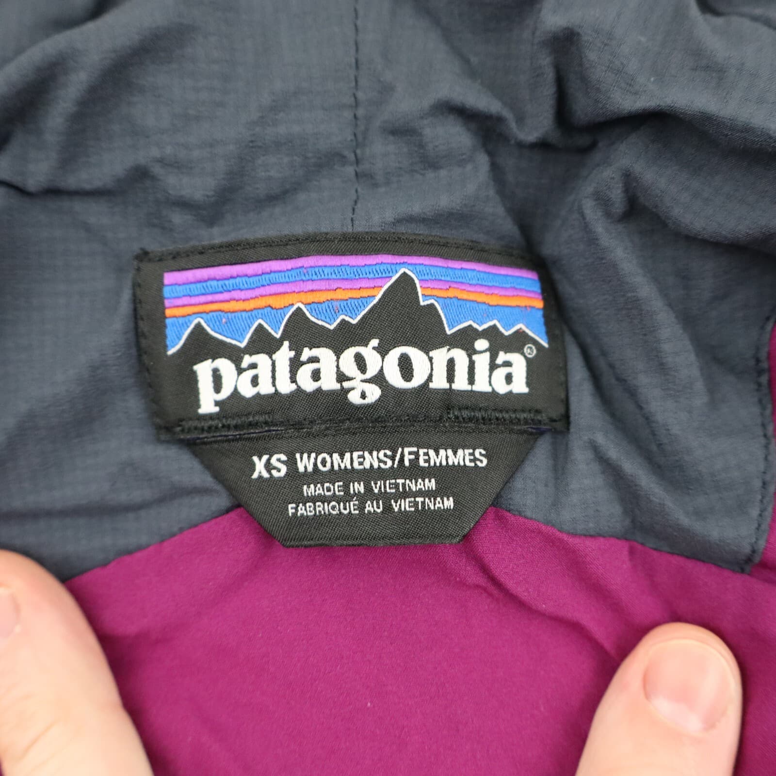 Patagonia Nano-Air Puffer Insulated Ultralight Hoody Jacket Coat Womens XS Gray thumbnail 10