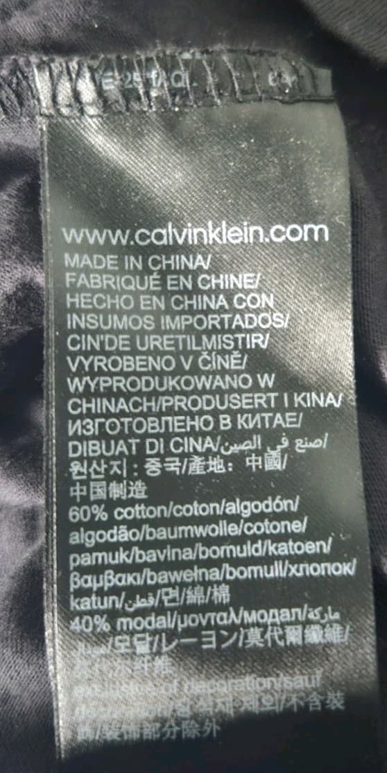 Calvin Klein Jeans Black Graphic Logo T-Shirt Women’s Medium Cotton Tee thumbnail 5