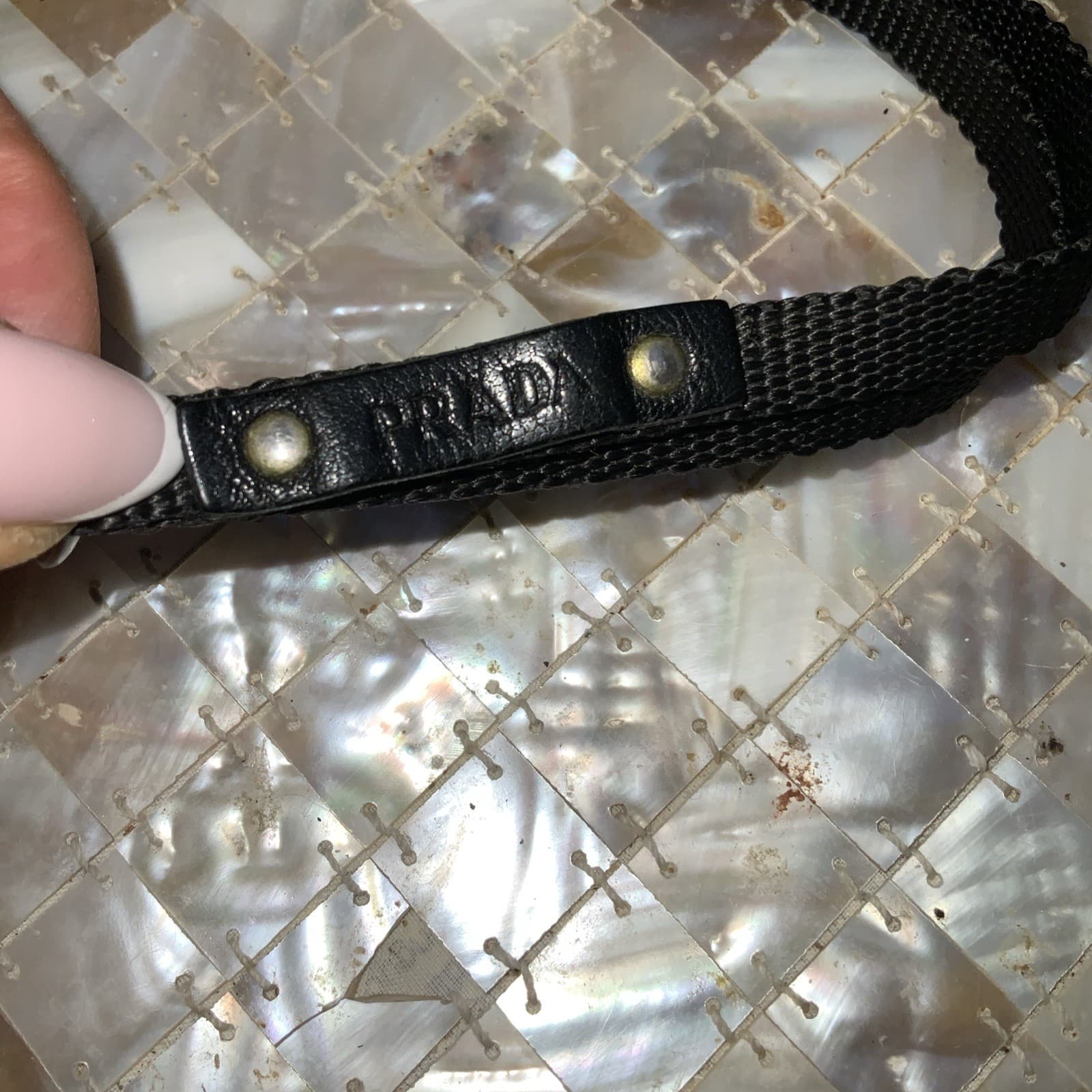 Prada Lanyard  black  chain   for Keys ,Cellphone or headphones 15 in thumbnail 3