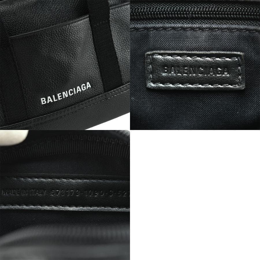 Balenciaga Duffel Bag Lather Black Auth From Japan RA thumbnail 18