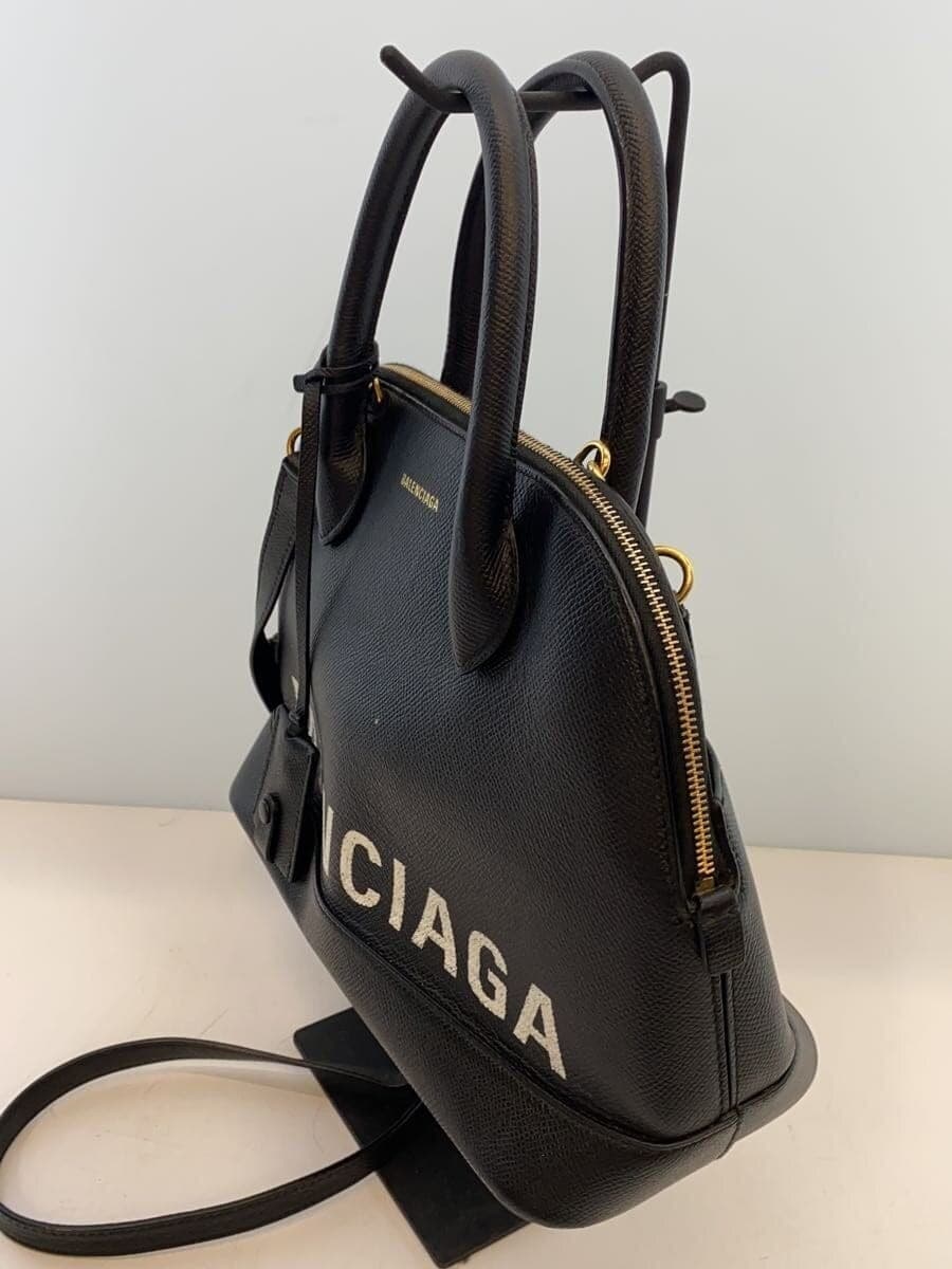 Balenciaga Black Leather Classic Style Handbag B18873 Women Auth From Japan RIN thumbnail 20