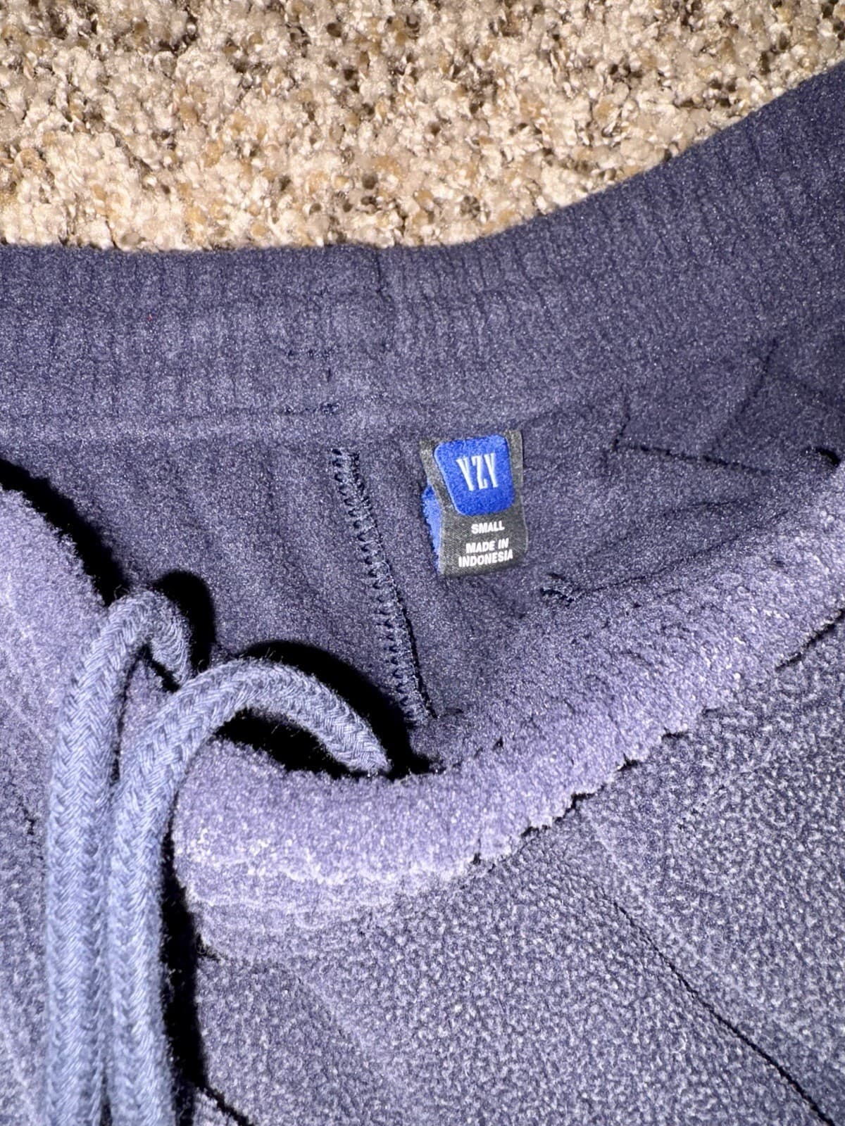 Yeezy Gap Polar Fleece Navy Blue Pants Size S Balenciaga Brand New Authentic thumbnail 3