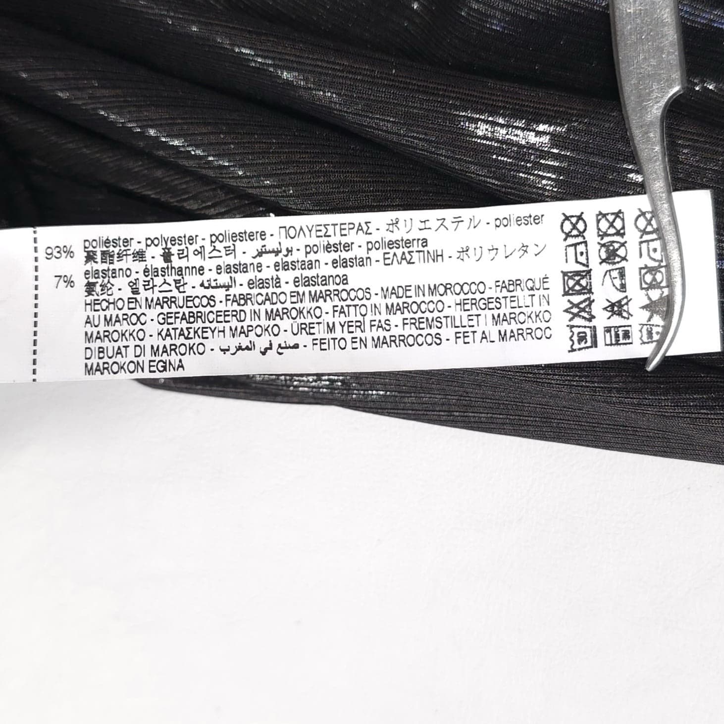 ZARA New Ruched Draped Metallic Shiny Gathered Midi Skirt Back Slit 4770/629 M thumbnail 15