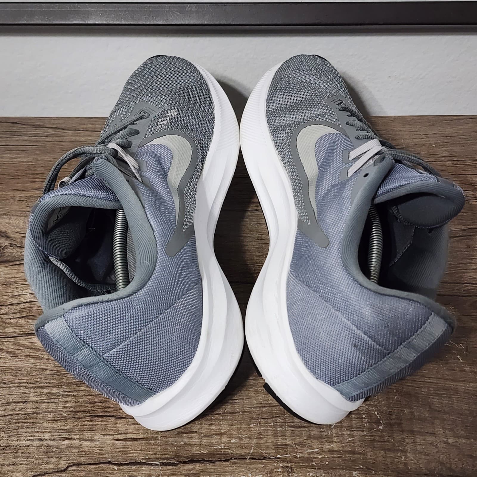 Nike Downshifter 9 (AQ7481 008) Men's Running Shoes Sneakers Size 15 Gray thumbnail 5