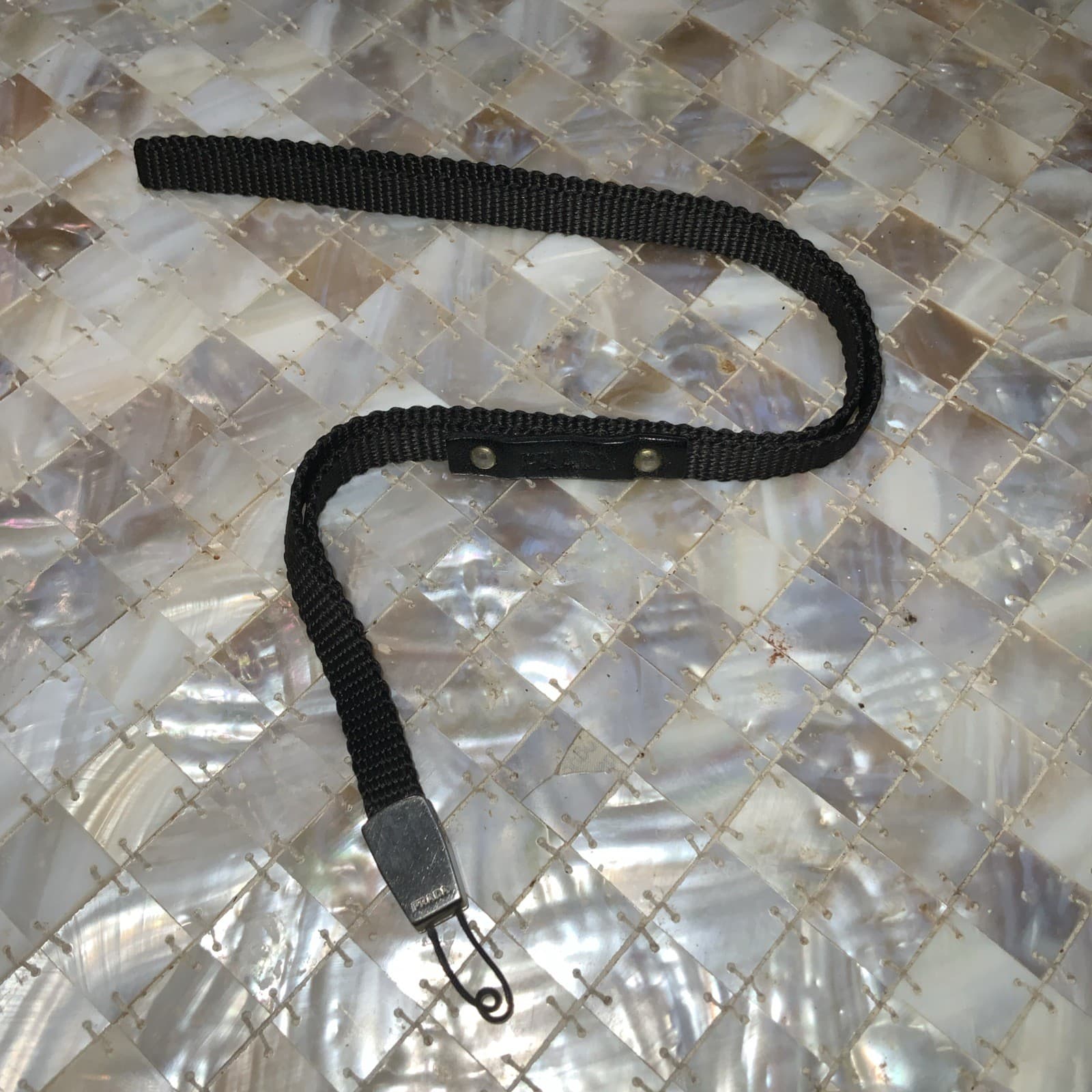 Prada Lanyard  black  chain   for Keys ,Cellphone or headphones 15 in