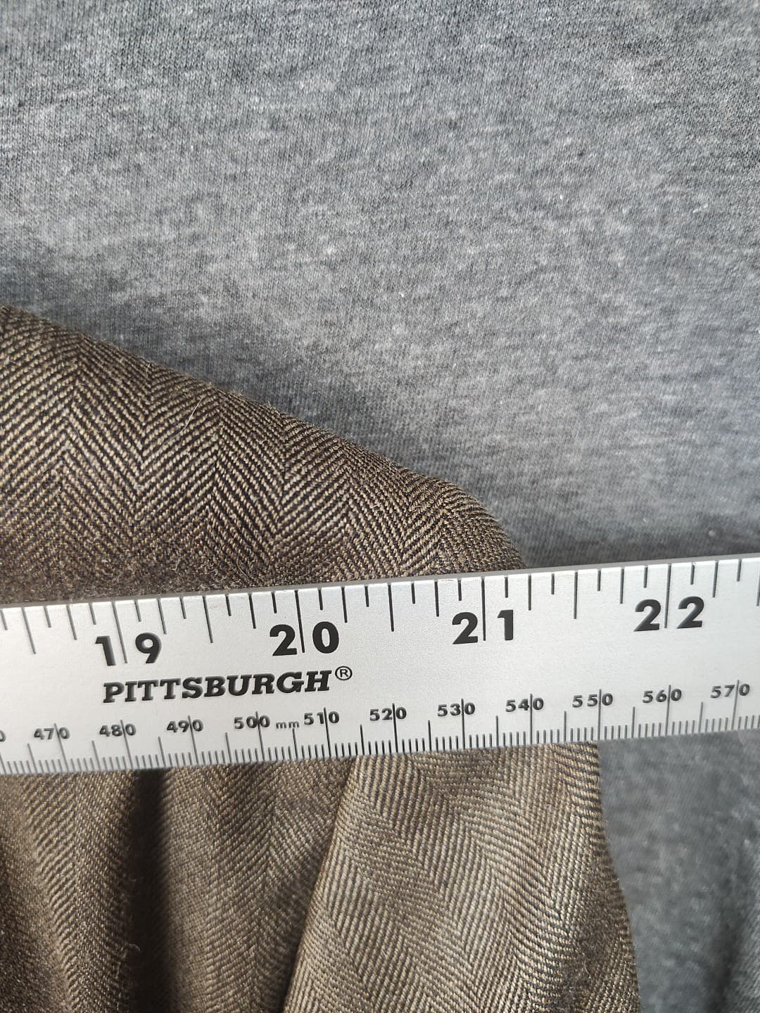 Ralph Ralph Lauren  46 R Brown Fine Silk Wool Herringbone Suit Blazer Sport Coat thumbnail 7