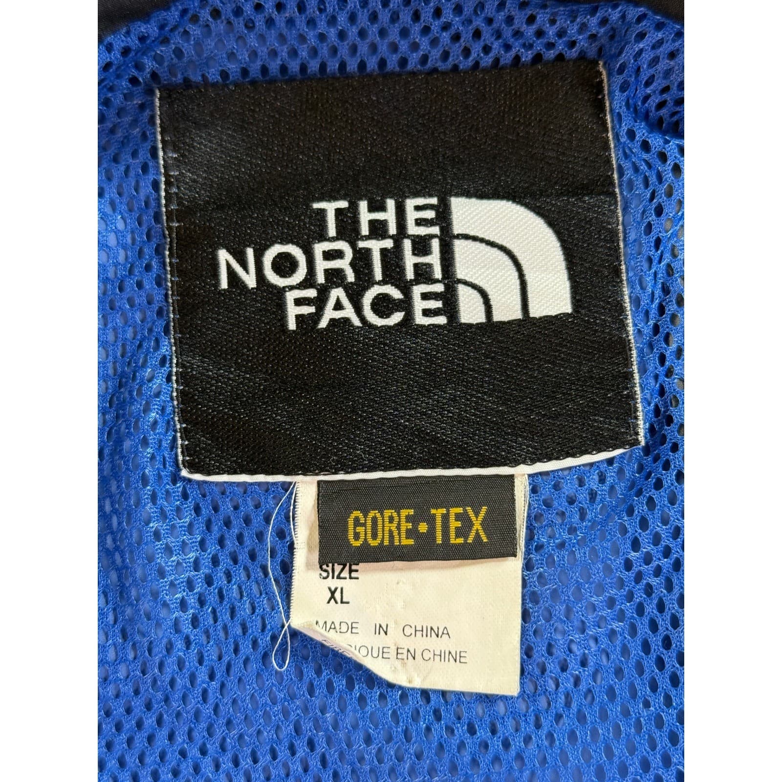 Vintage The North Face Mountain Light Gore-Tex Jacket Mens XL Blue Black Logo thumbnail 10