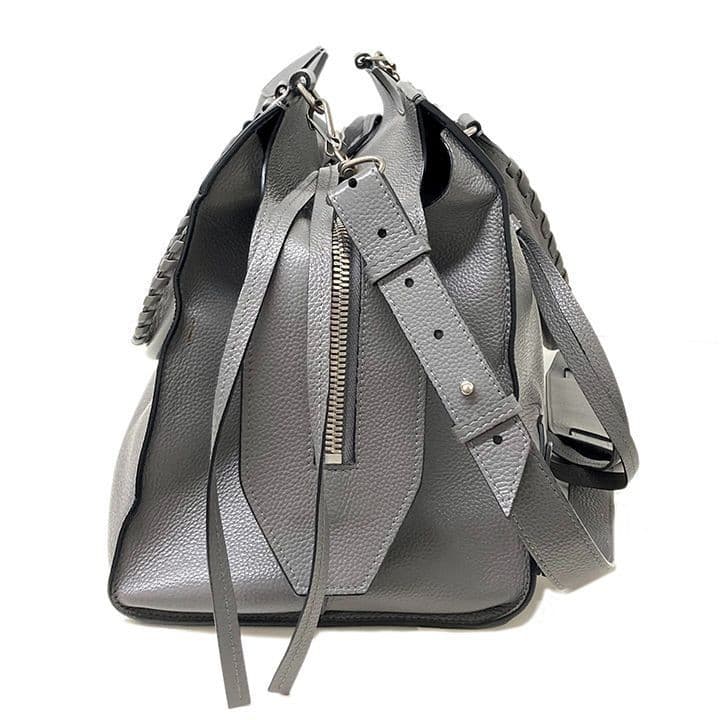BALENCIAGA 2-Way Bag Neo Classic Medium Gray Handbag Shoulder Bag From Japan thumbnail 20