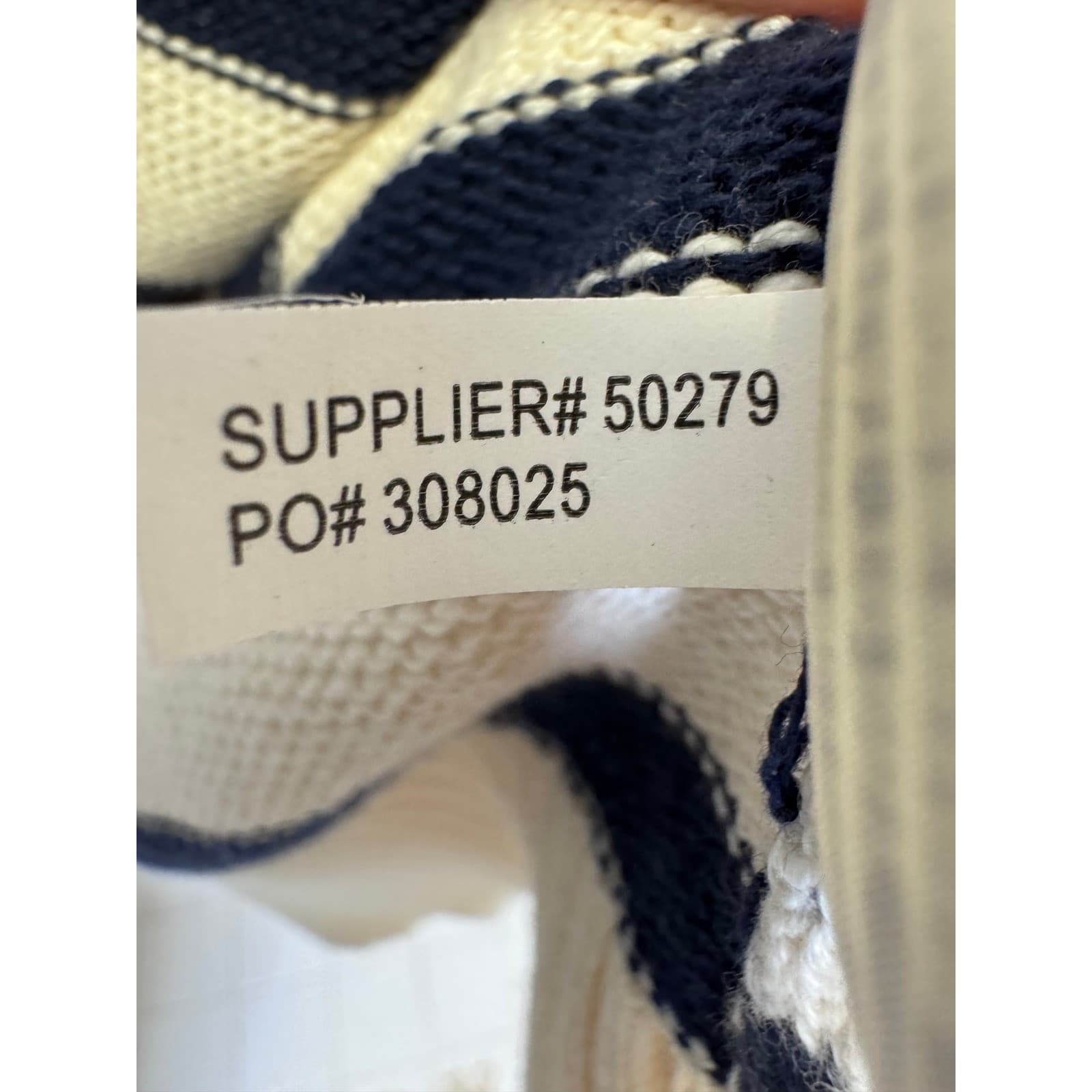 Denim & Supply Ralph Lauren Striped Cotton Sweater Dress Navy Cream Large 50279 thumbnail 7