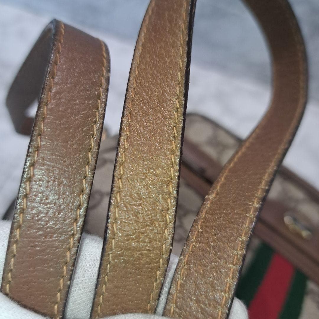 GUCCI 56·02·004 Sherry Line GG Supreme Shoulder Bag Vintage Italy thumbnail 18