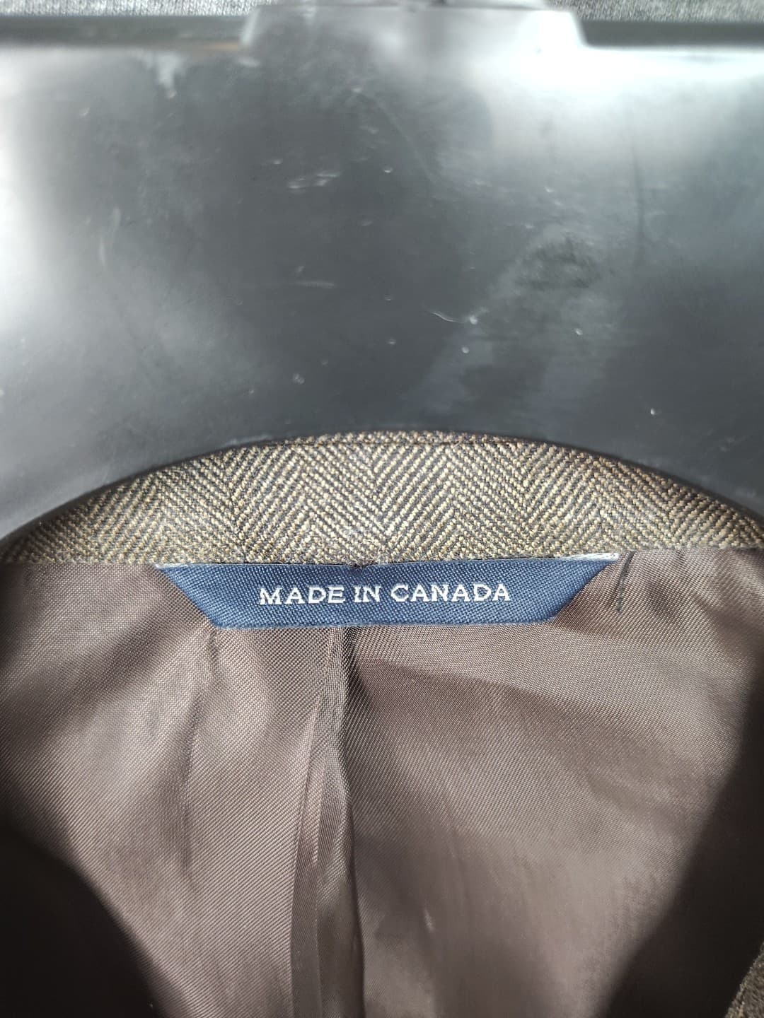 Ralph Ralph Lauren  46 R Brown Fine Silk Wool Herringbone Suit Blazer Sport Coat thumbnail 3