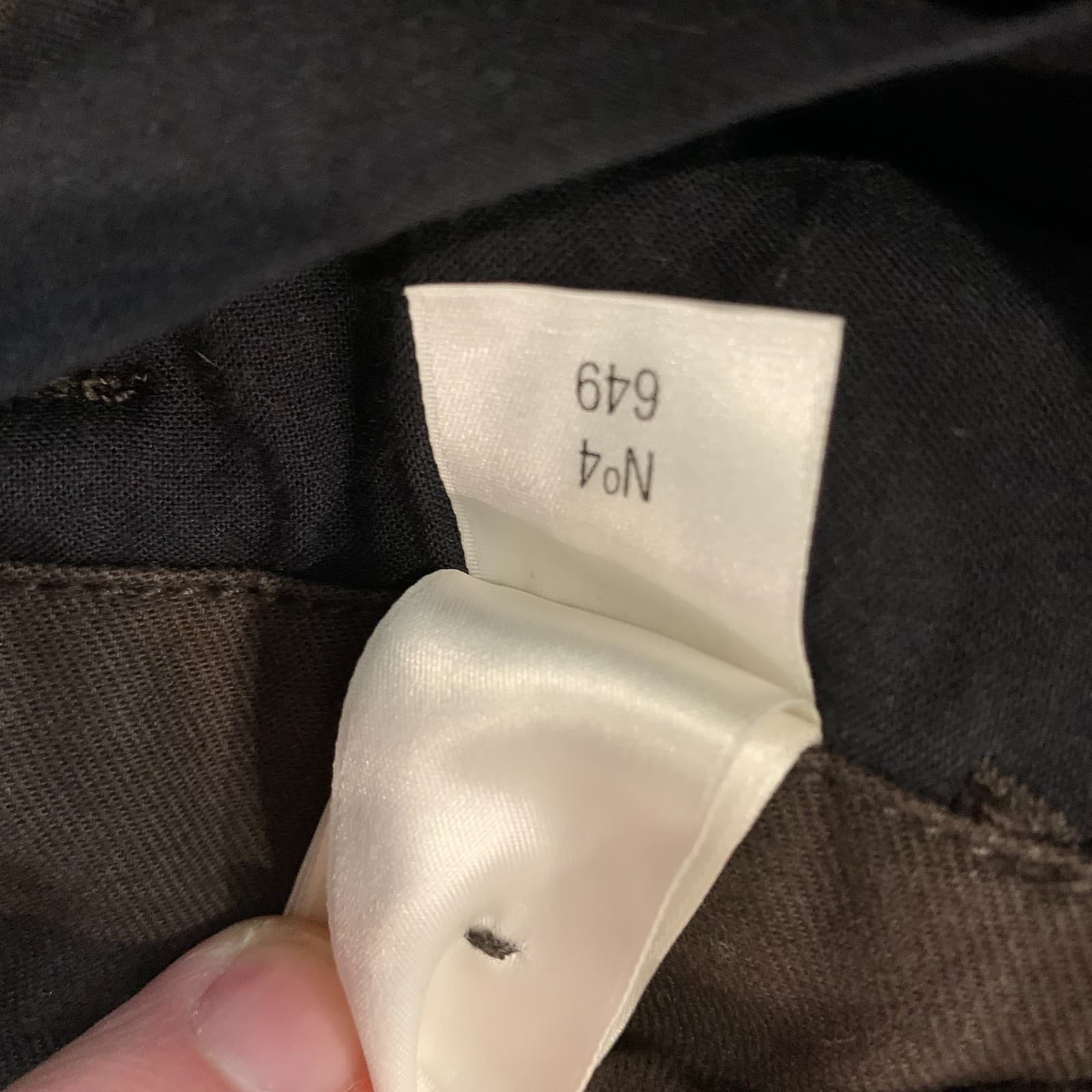 Zara SRPLS cargo Brown/Chocolate pants. Buttons, belts attached Size 31 No.4649 thumbnail 5