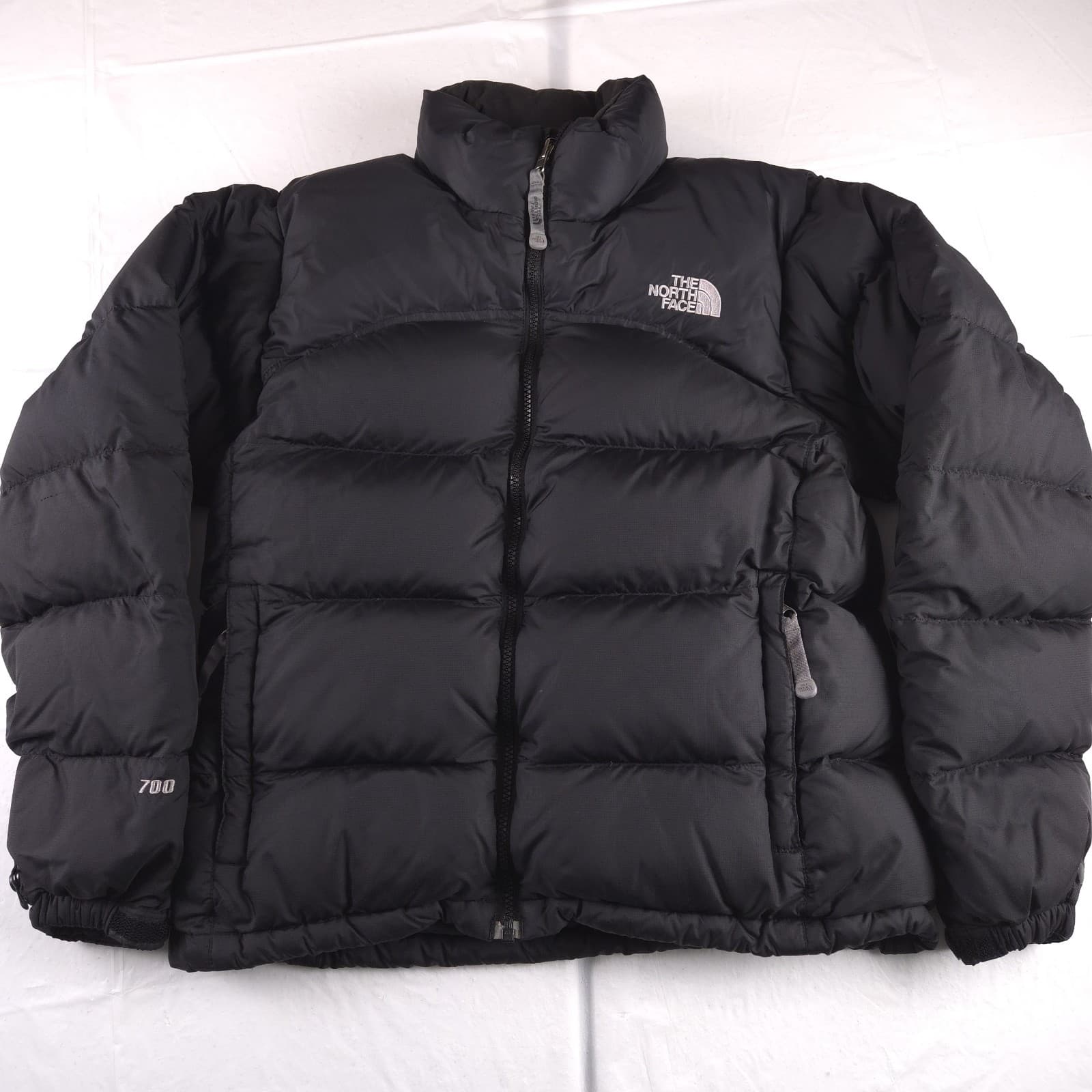 Vintage The North Face Jacket Womens Small Black Nuptse 700 Down Puffer Coat